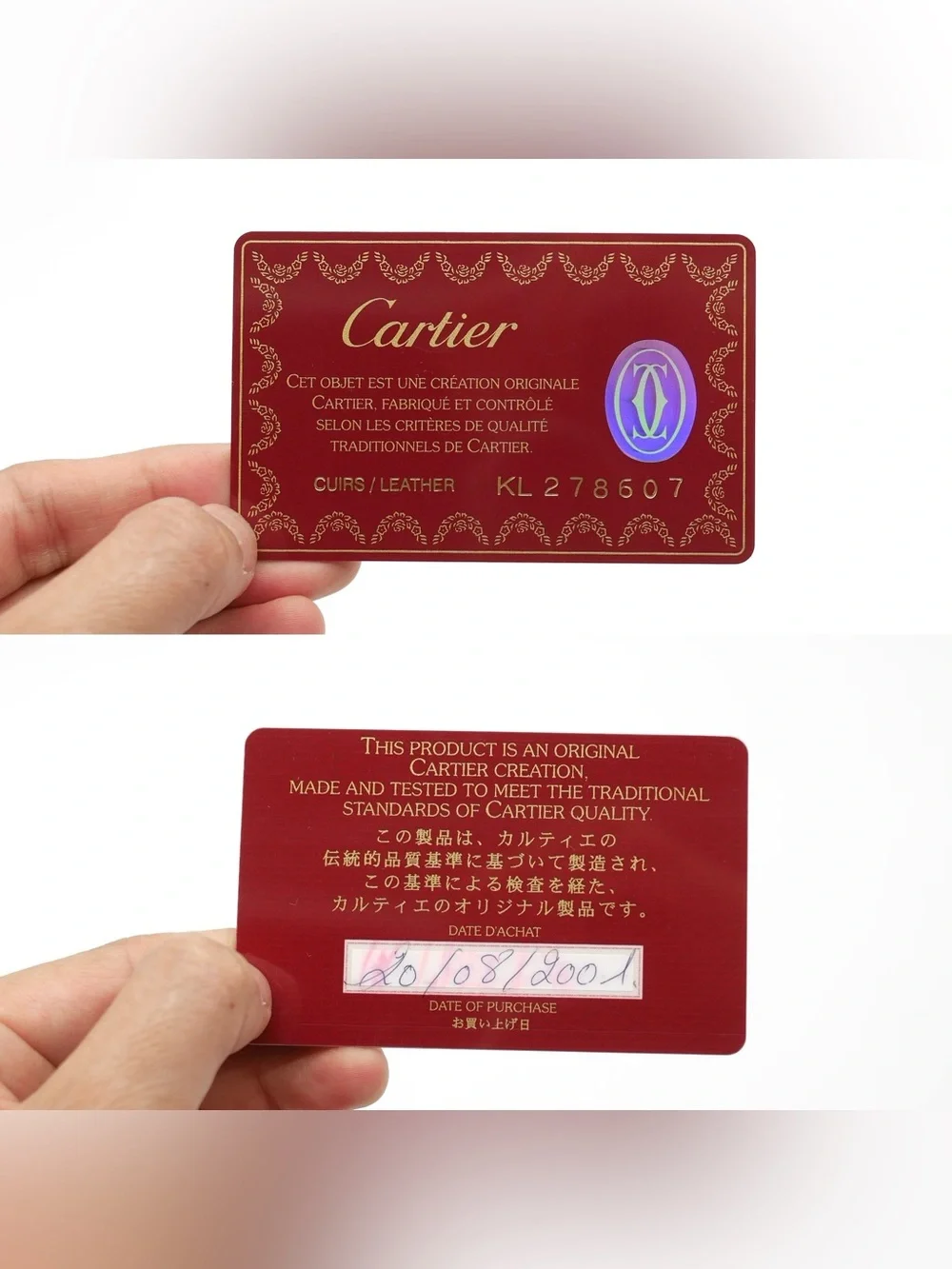 🍓CARTIER Bifold Classic Wallet